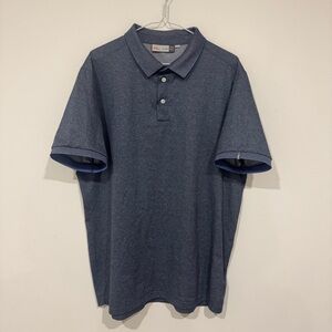 KJUS Mens Silvan Primeflex Short Sleeve Polo Golf Shirt Size XL Blue